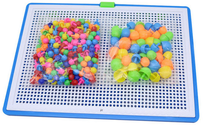 딩동펫 앵무새 장난감 블럭뽑기 놀이터, 혼합색상, 1개