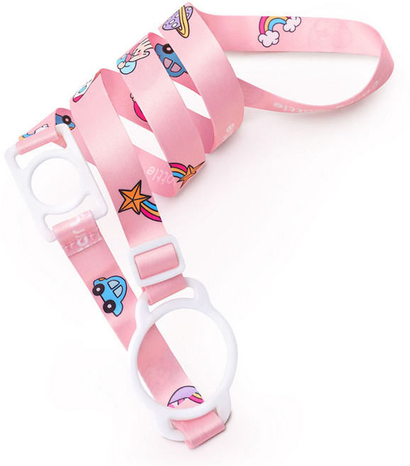 캐리보틀 투웨이 보틀 스트랩, 핑크, 1개