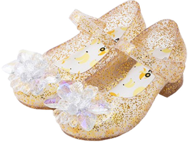 오즈키즈 여아용 크리스탈 젤리 슈즈