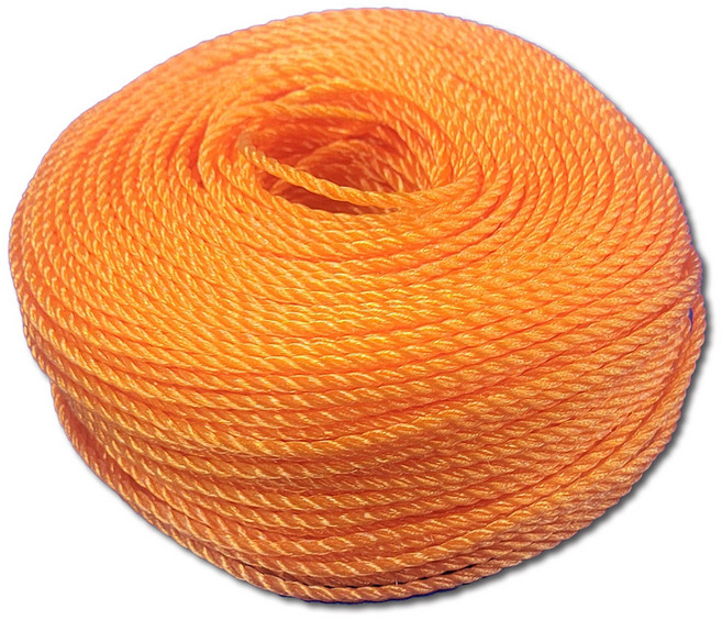 PE 다용도 로프 빨래줄, 주황색, 1개