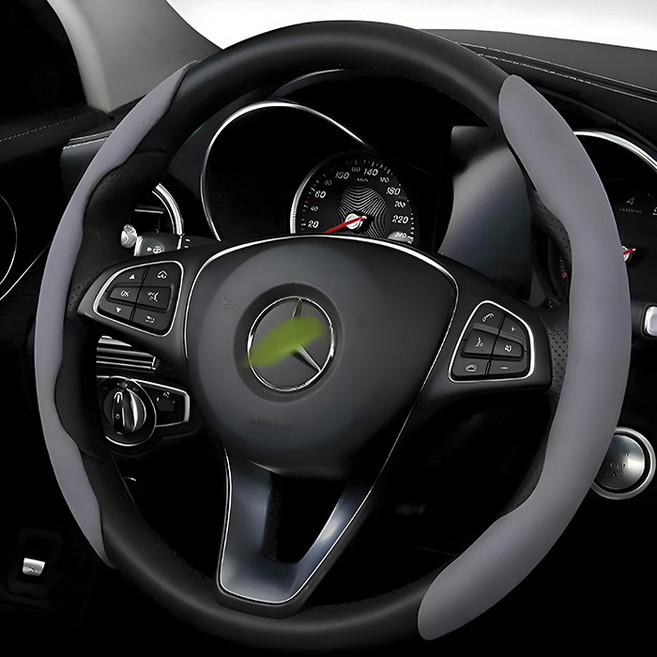 SOTT 프리미엄 알칸타라 사이드 그립 핸들커버, 스모크 그레이