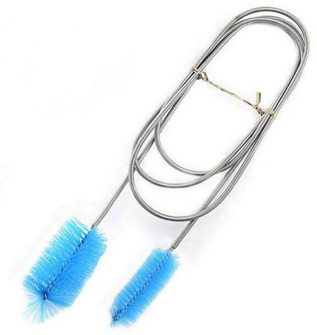 아쿠아비 와이어 여과기 호스 청소솔, 1개