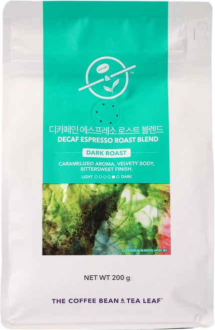 커피빈 디카페인 에스프레소 로스트블렌드 원두, 홀빈(분쇄안함), 200g, 1개