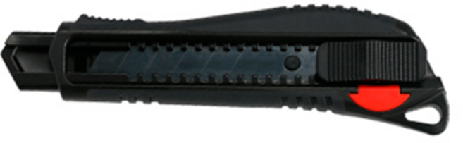 피스코리아 평화 커터칼 309, 블랙, 1개