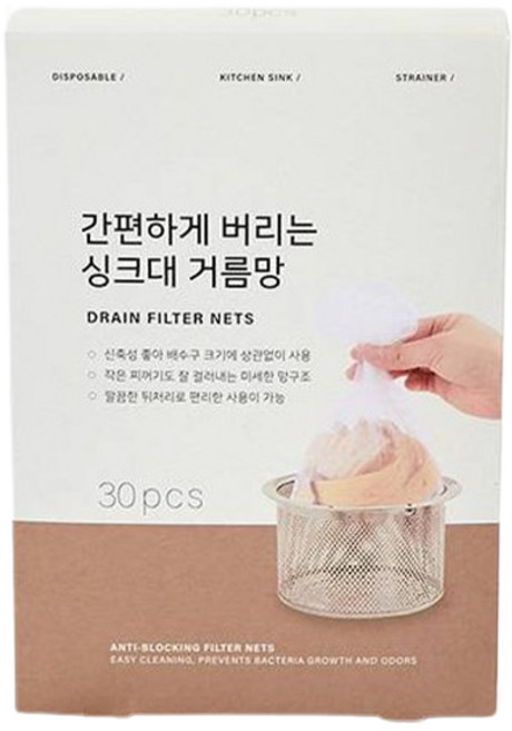모던하우스 싱크대 거름망 20 x 13 cm, 30개입, 1개