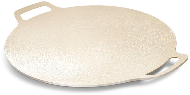 바겐슈타이거 인덕션 IH 세라믹 그리들 아이보리, 36cm, 1개