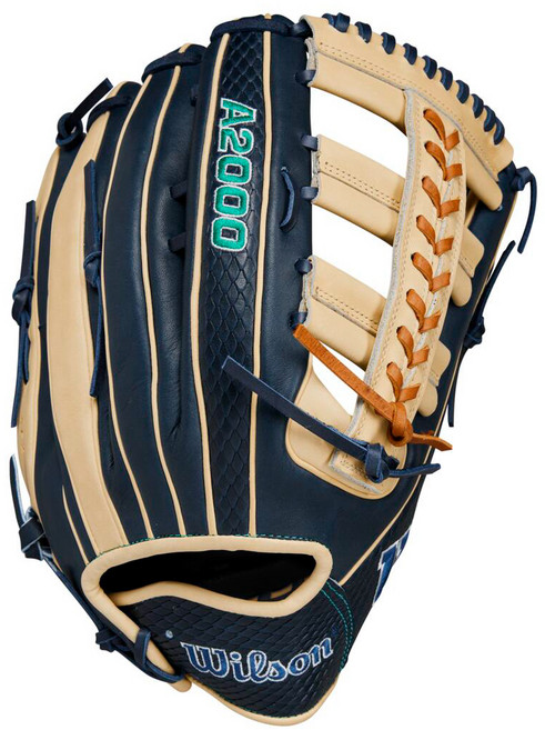 윌슨 훌리오 로드리게스 GM 외야수 글러브 좌투용 2024 A2000 WBW1016361275, Nav + Blonde, 1개