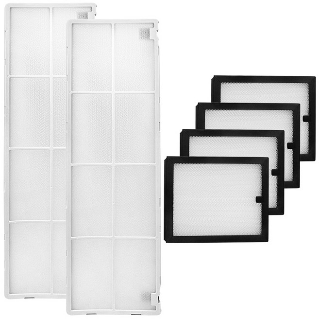 필터포유 LG 휘센 2in1 듀얼 스마트 스탠드형 에어컨 초미세 미니 호환필터 4p + 초미세 플러스 호환필터 2p 세트, 1세트