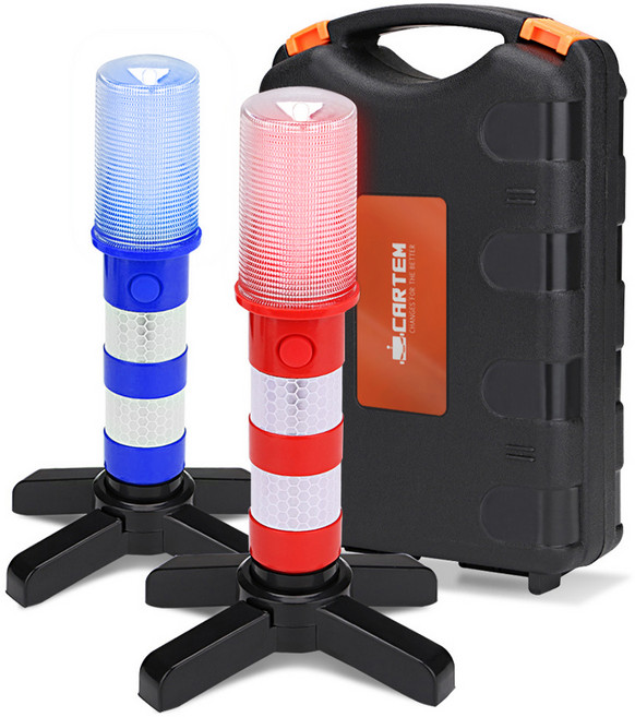 카템 마그네틱 LED 멀티 경광봉 세트 CT438, 1세트