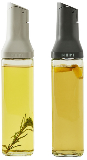 한샘 클리어 자동개폐 슬림 오일병 2종 세트, 500ml, 1세트