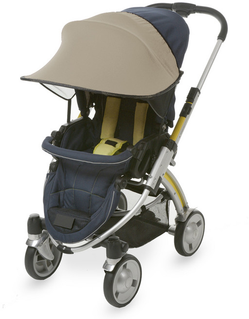 마니또 유모차 햇빛가리개 선셰이드 + 보관주머니, 베이지 + 랜덤발송, 1개