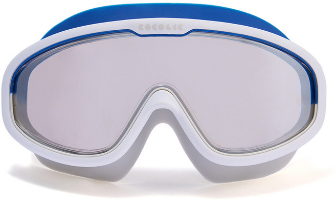 코코릭 아동용 빅렌즈 큐브2 물안경 3~13세, 네이비그레이, 1개