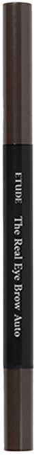 ETUDE 自動旋轉雙頭眉筆 0.3g, 03 深棕色, 1支