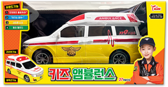 씽크토이 키즈앰뷸런스, 혼합색상, 1개