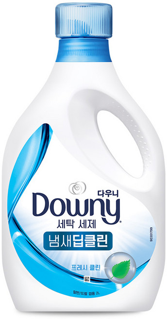 다우니 프리미엄 냄새딥클린 액체형 세탁세제 프레시클린 본품, 2L, 1개