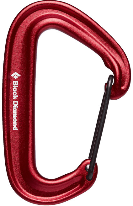 블랙다이아몬드 미니와이어 카라비너, Red, 1개