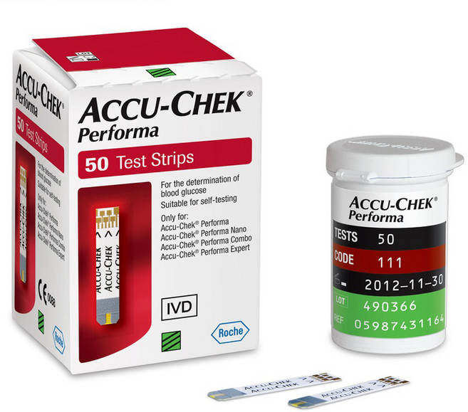 아큐첵 퍼포마 혈당측정지, 1개, 50개입