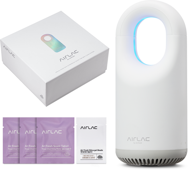 에어락 의류관리기 에어락 + 벨벳 차밍 블랑 향기 타블렛 3p 세트, 에어락(의류관리기), 화이트(의류관리기)