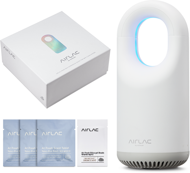 에어락 의류관리기 + 에어후레쉬 향기 타블렛 에어락, 화이트