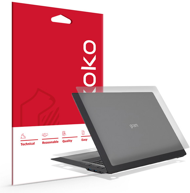 스코코 LG그램 프로 17Z90SP 17ZD90SP 무광 전신 외부보호필름 세트, 1세트