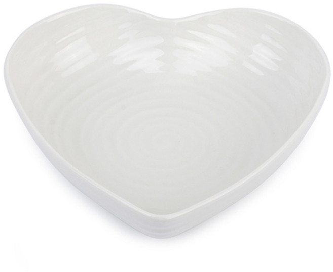 포트메리온 소피콘란 하트볼 중 19.5 x 18.5 x 4.4 cm, 1개, 단품, 화이트