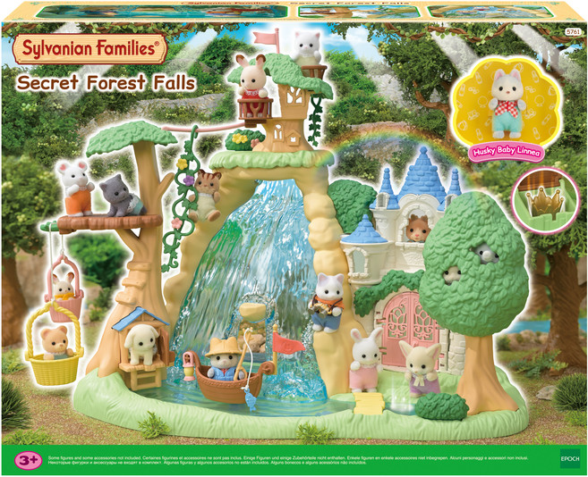 실바니안패밀리 비밀 숲속의 폭포 탐험 피규어 세트 5761, 1세트