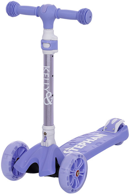 켈리앤스테판 아동용 접이식 스테판 킥보드, 퍼플라벤더, 1개