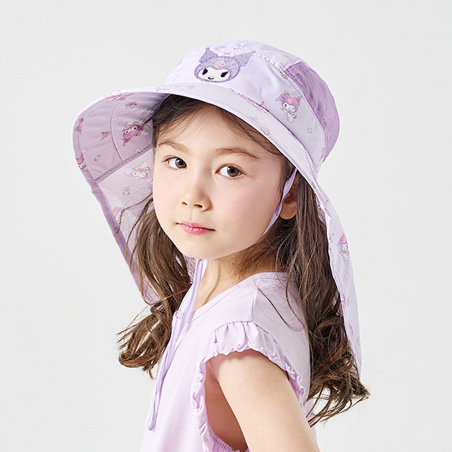 三麗鷗女童款酷洛米頸部防曬帽 NIHKI40054