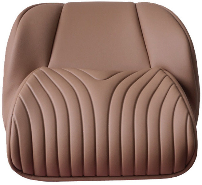 에제스 디 올 뉴 그랜저 GN7 윙아웃 버킷 헤드레스트 차량용 목쿠션 옷걸이형 캘리그라피, 인디고브라운, 1개