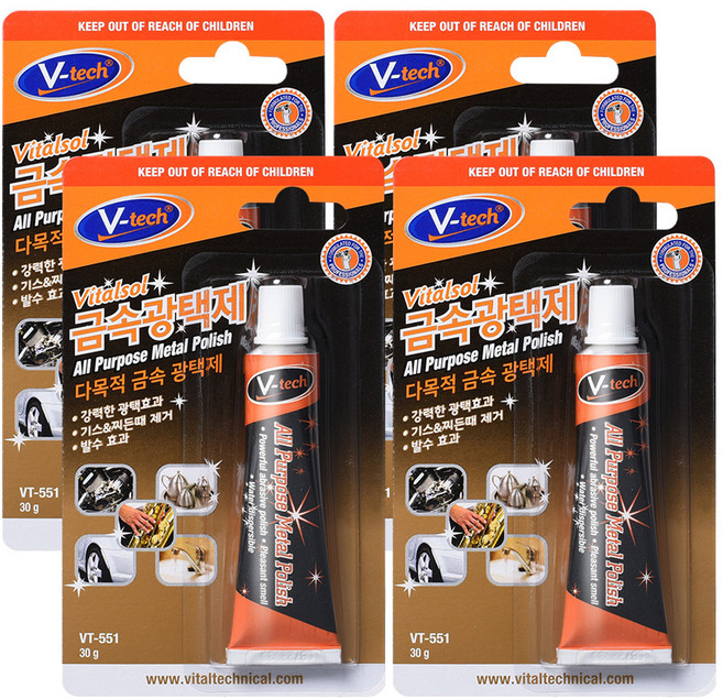 Vtech 금속광택제 30g VT-551, 4개
