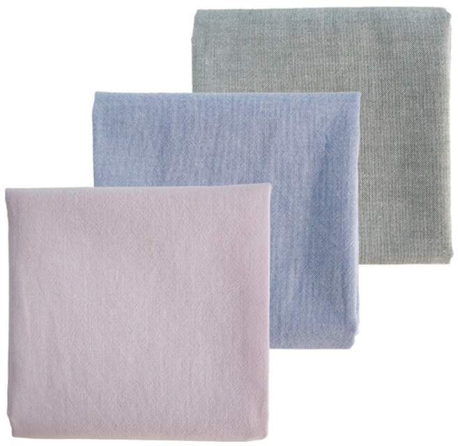 메종텍스타일 솔트 선염 바이오 손수건 3종 세트