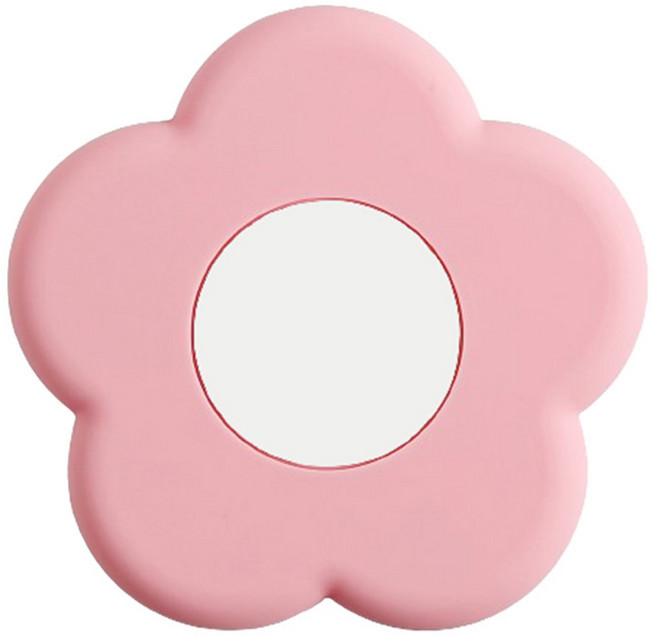 모다키친 플라워 실리콘 냄비받침, 핑크, 1개