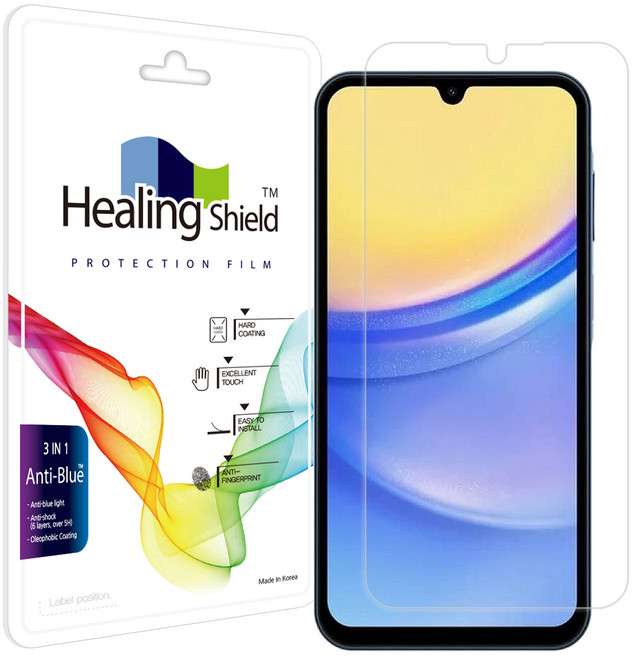 힐링쉴드 블루라이트차단 액정보호필름, 1개