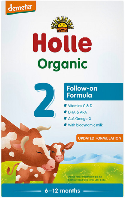 홀레 유기농 분유 2단계 6~12개월, 500g, 1개