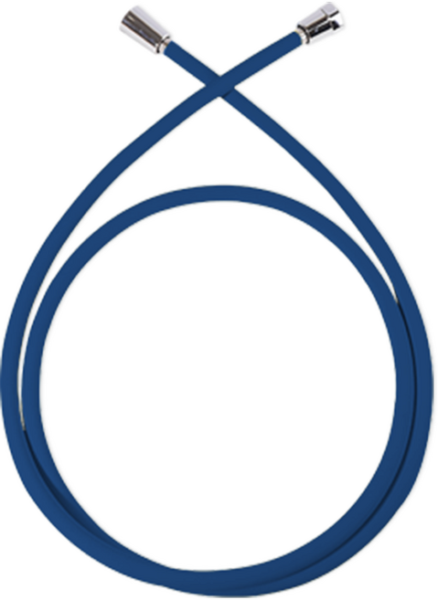 이로홈 물때 걱정없고 꼬이지 않는 PVC 샤워호스, 1.5m, 코발트블루