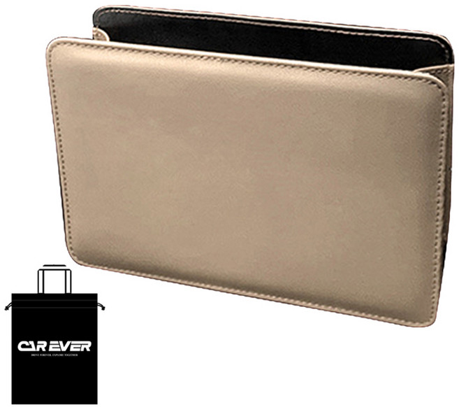 카에버 공간 간섭 제로 차량용 틈새 수납함 전차종 호환, 1개, 버건디