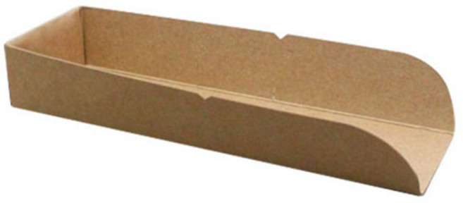 천운패키지 접이식 종이 핫도그 접시 KP 중, 100개