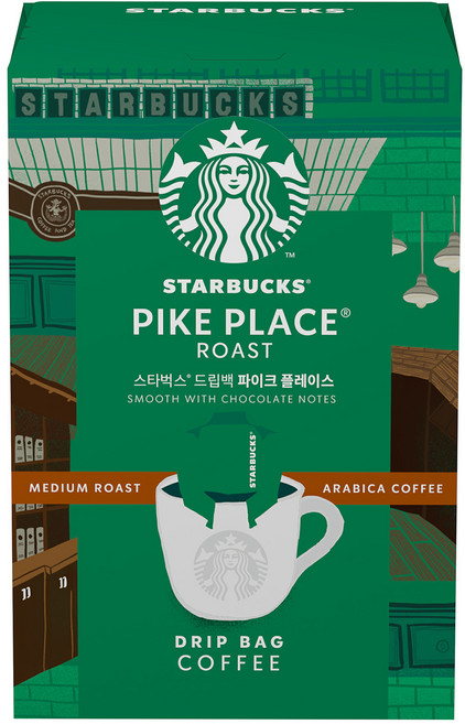 스타벅스 드립백 파이크 플레이스, 9g, 5개입, 1개