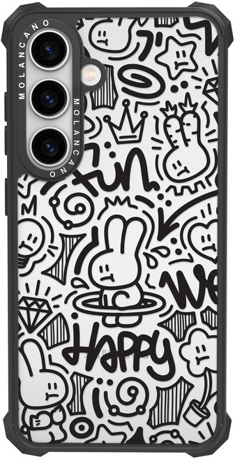 모란카노 임팩트 디자인 라인아트 휴대폰 케이스