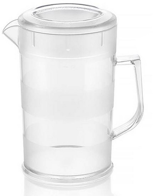 카페용 셀프 데스크 가벼운 물병, 투명, 2L, 1개