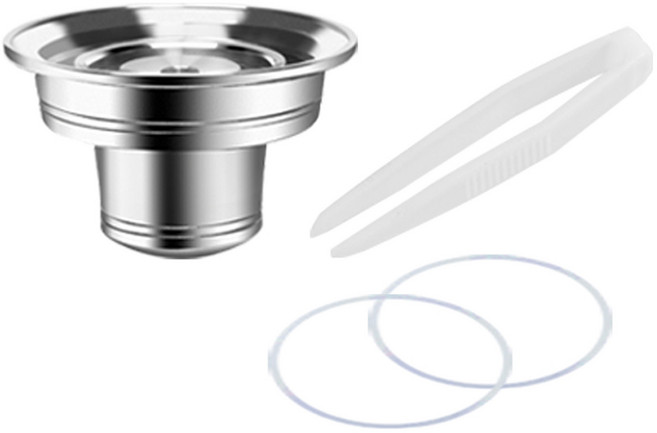 KALDIN Nespresso 相容膠囊咖啡 Plus Vertuo 膠囊轉接器 A型, 銀色, 1個