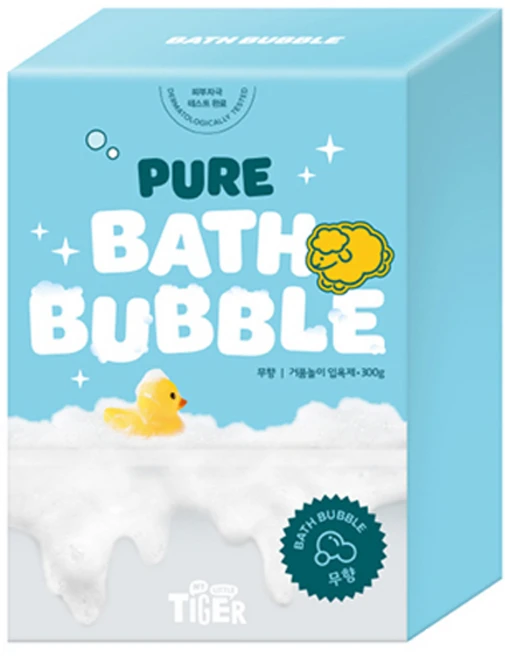 마이리틀타이거 아동용 배쓰버블 거품입욕제 무향, 300g, 1개 - 쿠팡