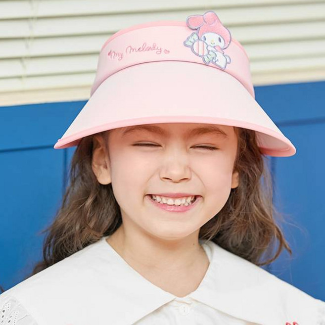 산리오 아동용 마이멜로디 빅자수 썬바이저 NCHKC20088