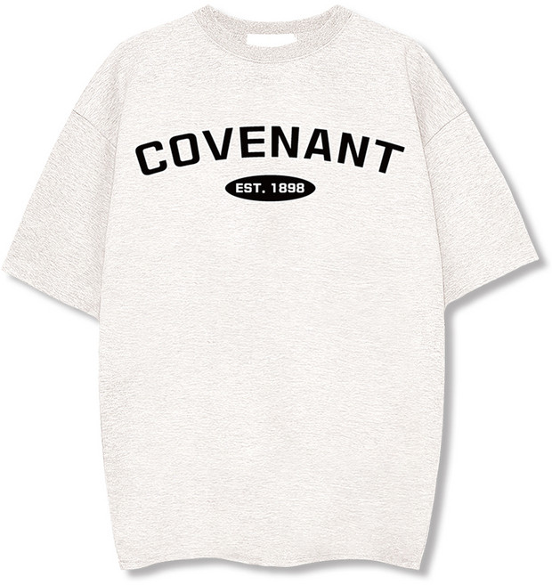 ILLUSO 男款柔軟特級雙面棉 Covenant 1898 短袖T恤