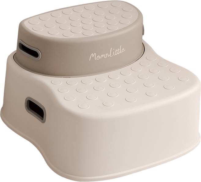 맘앤리틀 유아용 2단 발 디딤대, 그레이, 1개