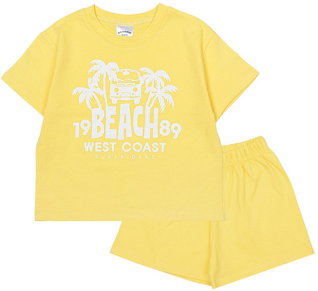 레인보우키즈 아동용 통기성 팜비치 상하복 세트