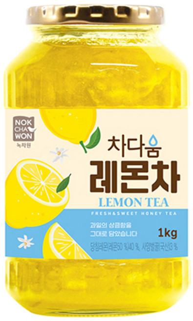 녹차원 차다움 레몬차, 1kg, 1개입, 1개