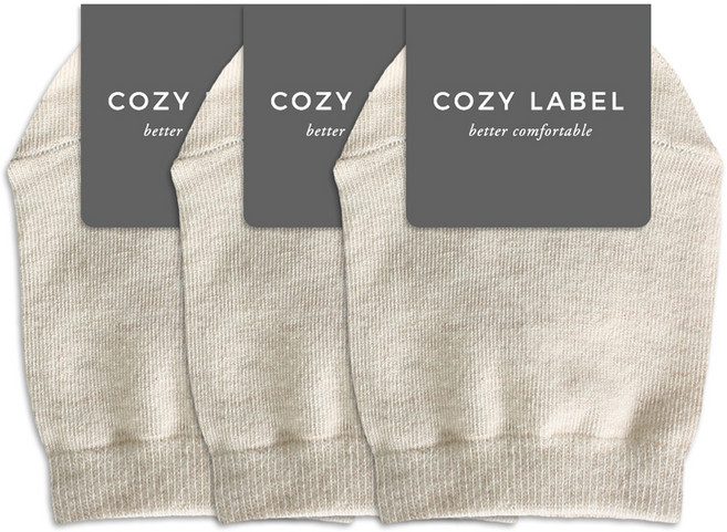 코지라벨 여성용 신어도 안보여 논슬립 블로퍼 뮬양말 3켤레