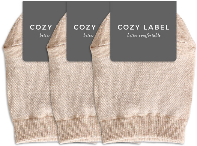 코지라벨 여성용 신어도 안보여 논슬립 블로퍼 뮬양말 3켤레