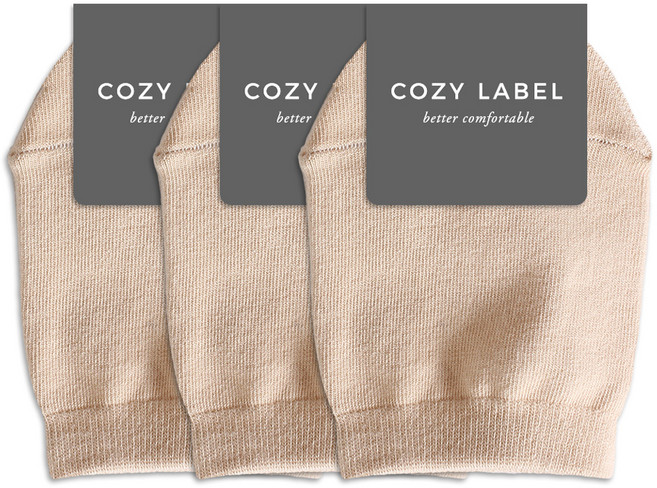 코지라벨 여성용 신어도 안보여 논슬립 블로퍼 뮬양말 3켤레